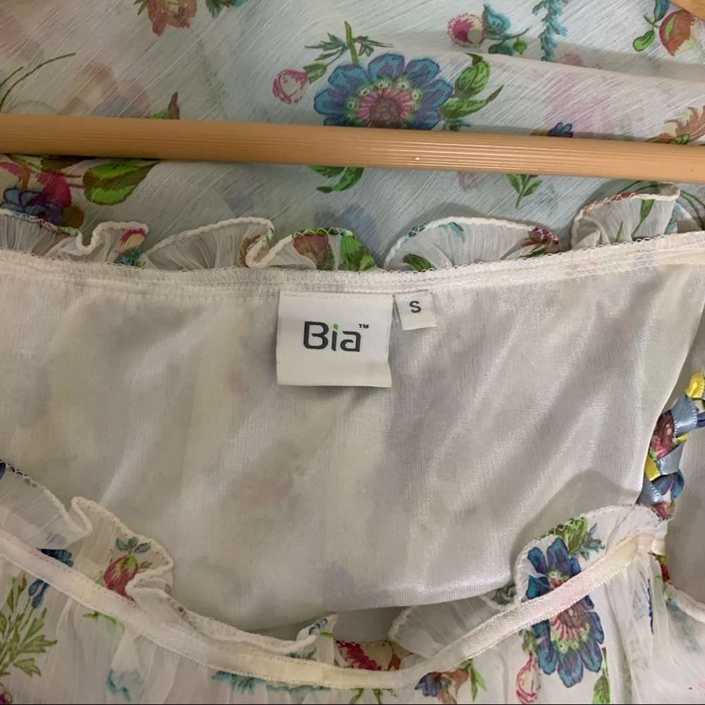 😍 Floral Print White Summer Top ✨ - Picture 10 of 12